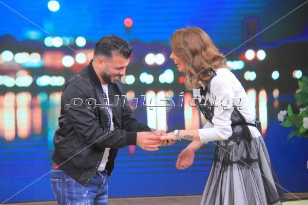 كواليس حلقة عماد متعب ويارا نعوم في «معكم»