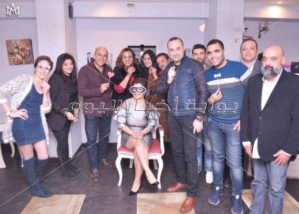 أحمد هارون وصفاء جلال يحتفلان بعيد ميلاد ناهد عوني
