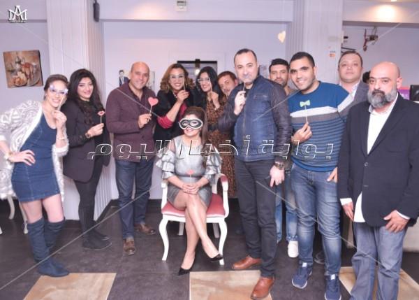 أحمد هارون وصفاء جلال يحتفلان بعيد ميلاد ناهد عوني