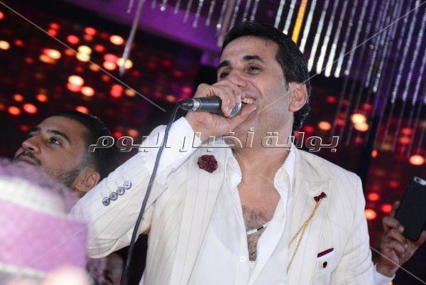 حكيم وشيبة والليثي وصافينار يُشعلون زفاف «جهاد ويسرا»