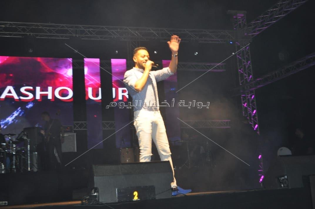 تامر عاشور يتألق بحفل نادي الرواد 