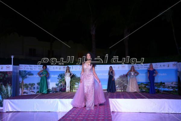 ملكات جمال بلجيكا يرفعون علم مصر في شرم الشيخ