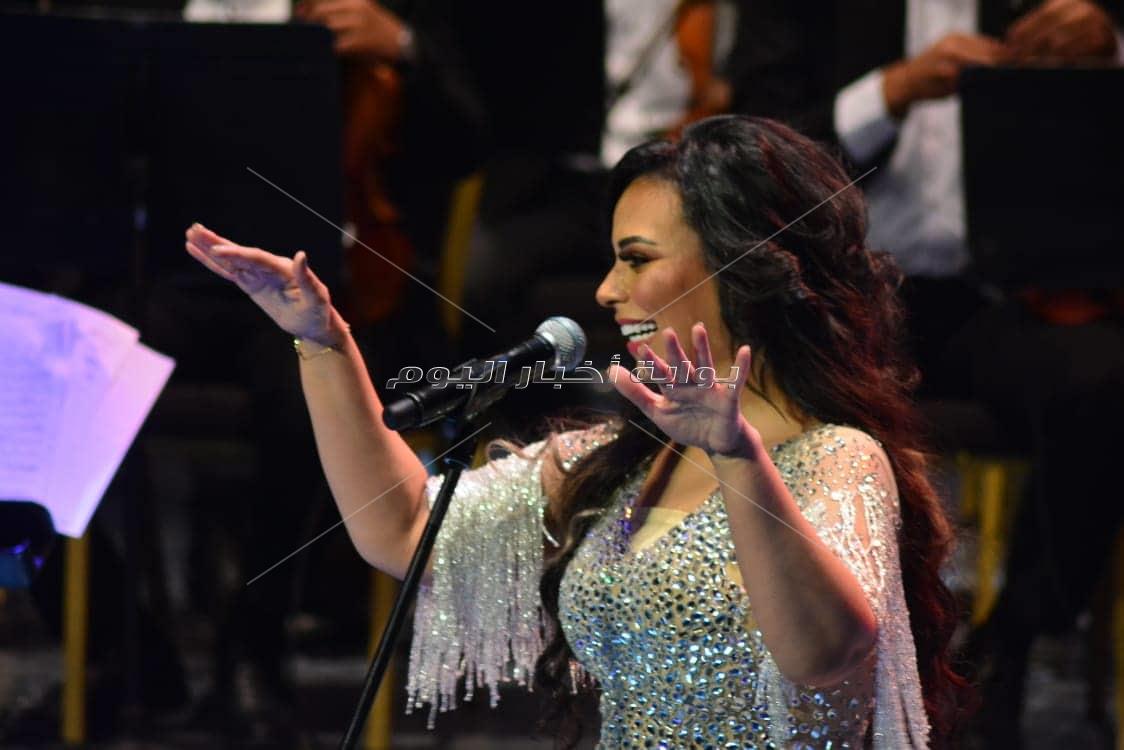 إطلالة ساحرة لمروة ناجي بحفل مهرجان الموسيقى العربية