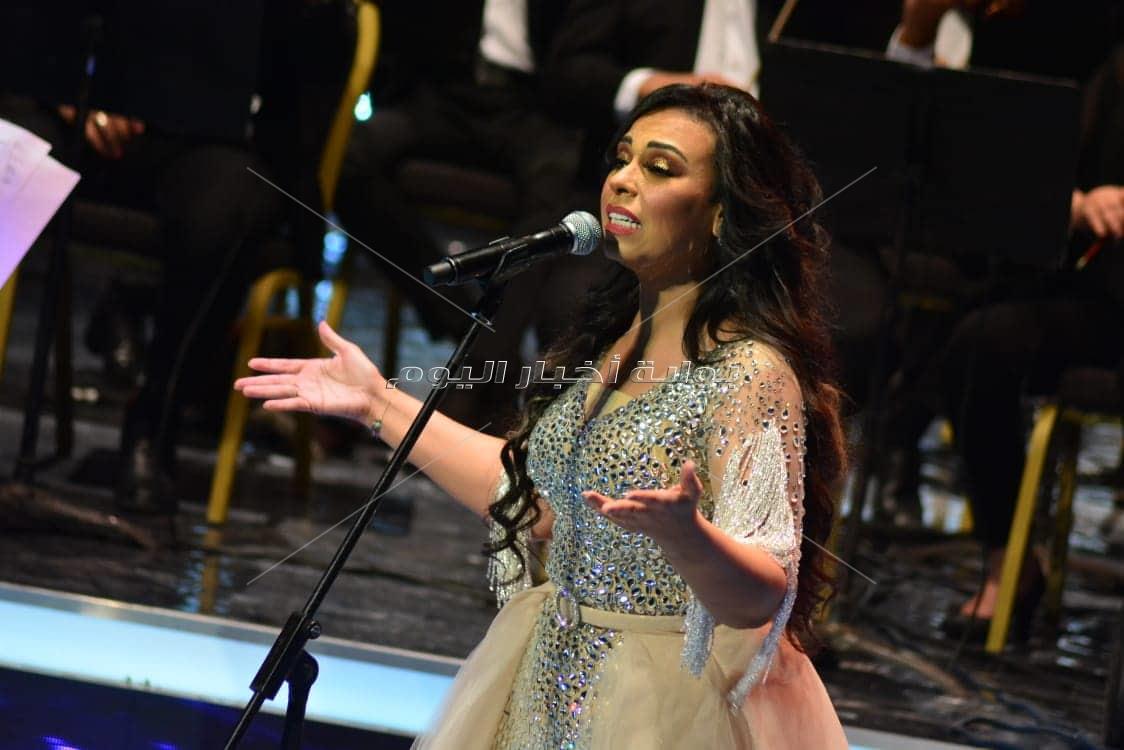 إطلالة ساحرة لمروة ناجي بحفل مهرجان الموسيقى العربية
