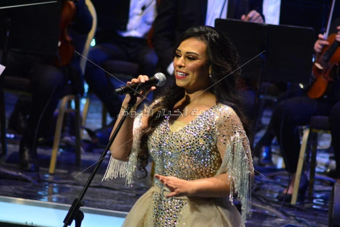 إطلالة ساحرة لمروة ناجي بحفل مهرجان الموسيقى العربية