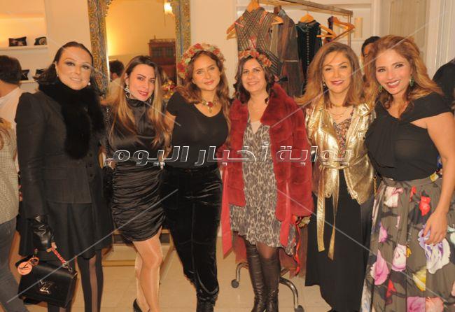 ليلى علوي ونيرمين الفقي ونيللي كريم ودرة فى حفل عرض مجوهرات وأزياء