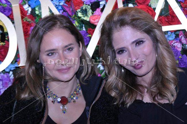 ليلى علوي ونيرمين الفقي ونيللي كريم ودرة فى حفل عرض مجوهرات وأزياء