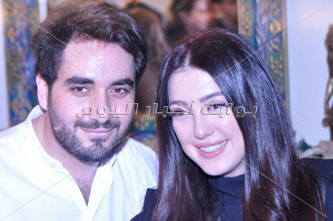 ليلى علوي ونيرمين الفقي ونيللي كريم ودرة فى حفل عرض مجوهرات وأزياء
