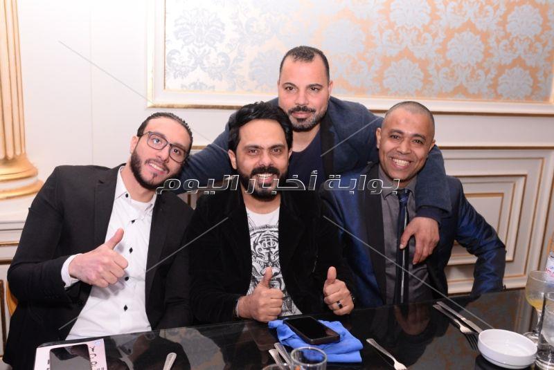 سعد الصغير وياسر عدوية يحتفلان بزفاف «عمرو ودينا»