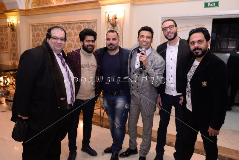 سعد الصغير وياسر عدوية يحتفلان بزفاف «عمرو ودينا»