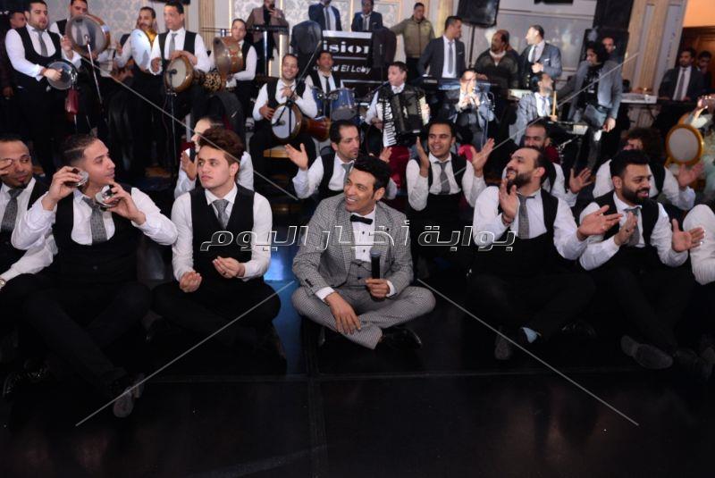 سعد الصغير وياسر عدوية يحتفلان بزفاف «عمرو ودينا»