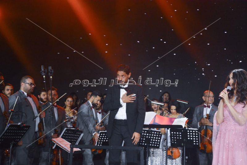 حفل ماجد المهندس وآمال ماهر وتامر عاشور في "عيد الحب"