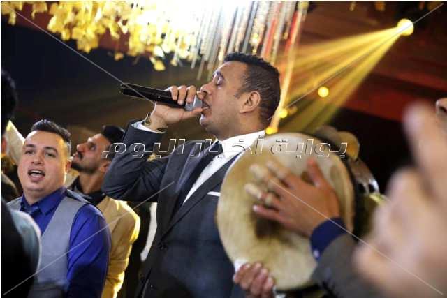 تامر حسني وحماقي والعسيلي والليثي يحتفلون بزفاف يورا محمد