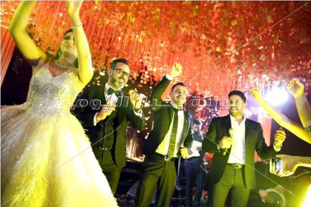 تامر حسني وحماقي والعسيلي والليثي يحتفلون بزفاف يورا محمد