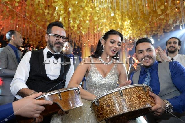 تامر حسني وحماقي والعسيلي والليثي يحتفلون بزفاف يورا محمد