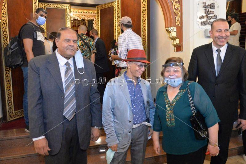 نجوم الفن يحتفلون بافتتاح مهرجان القاهرة للمسرح التجريبي