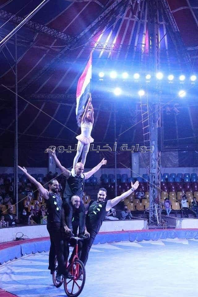 "السيرك القومى" يقدم أقوى وأخطر فقراته بالعجوزة
