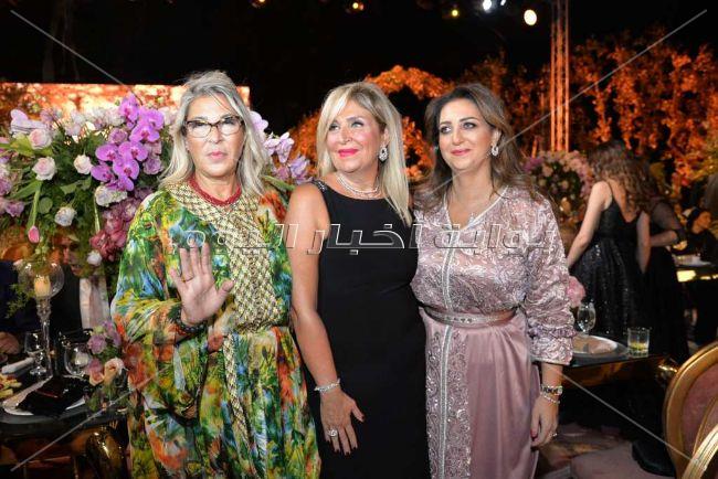 الهضبة ودينا الشربيني وراغب ومحمد رمضان في زفاف «باسل سماقية»