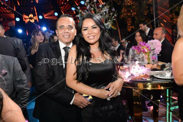 الهضبة ودينا الشربيني وراغب ومحمد رمضان في زفاف «باسل سماقية»