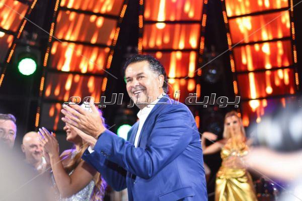 الهضبة ودينا الشربيني وراغب ومحمد رمضان في زفاف «باسل سماقية»