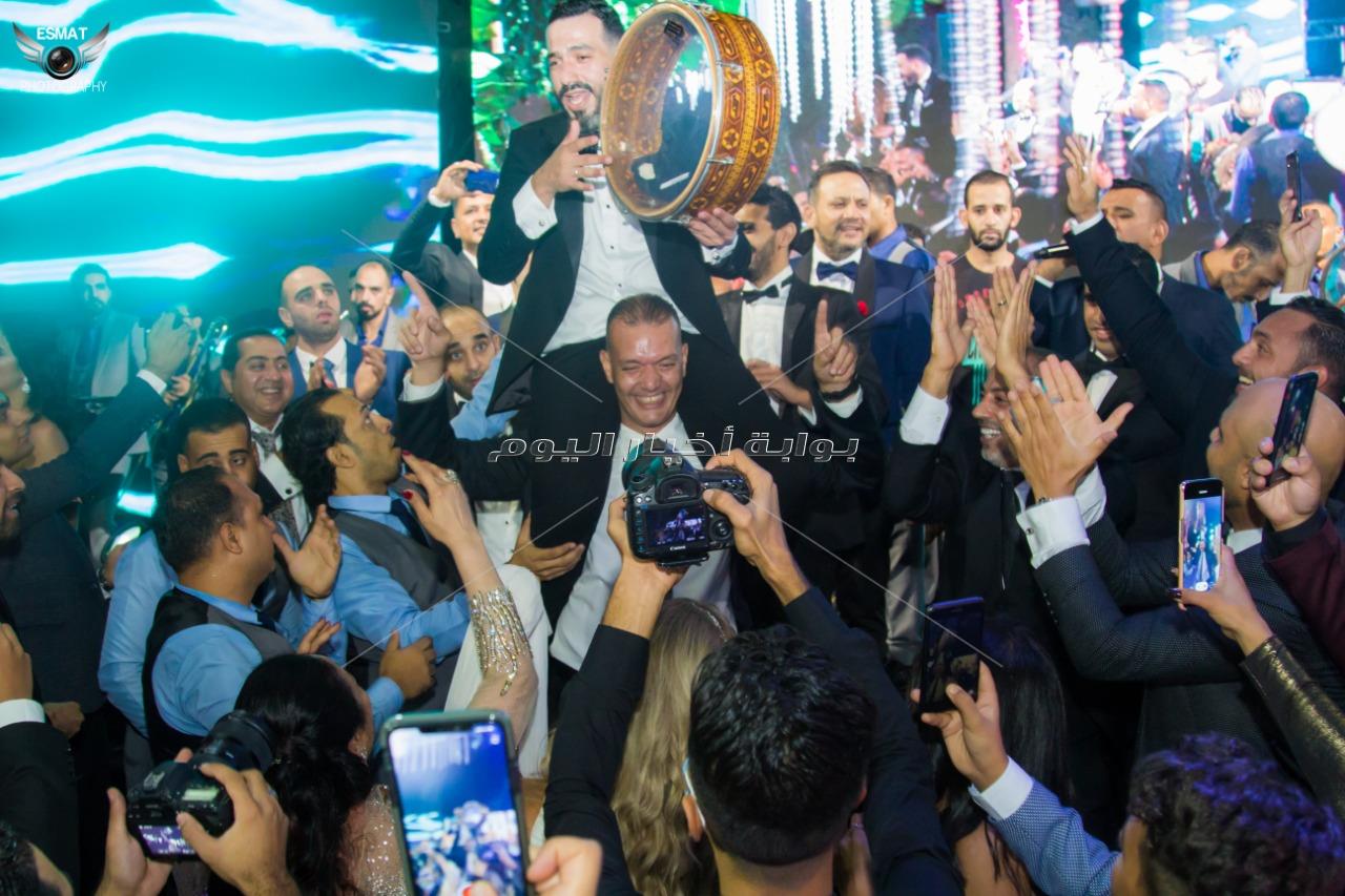 نجوم الفن والرياضة يجتمعون في حفل زفاف شريف منير حسن