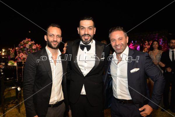 نجوم الفن والرياضة يجتمعون في حفل زفاف شريف منير حسن