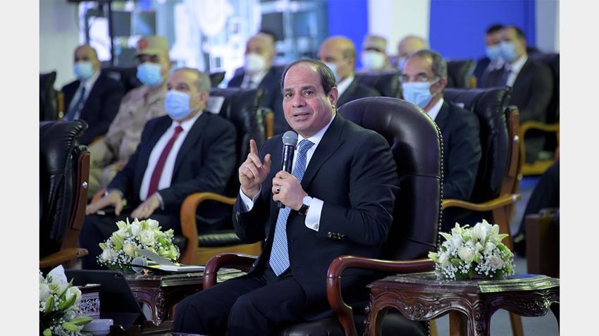 الرئيس السيسي يفتتح المجمع الطبي المتكامل بالإسماعيلية