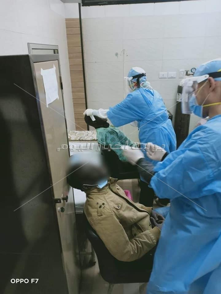 جامعة عين شمس تقوم باجراء مسحات لكافة طلبة وطالبات المدن الجامعية صور