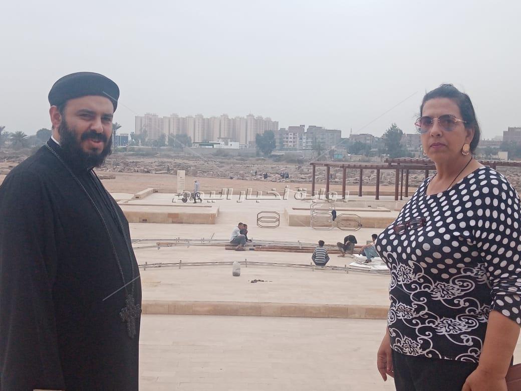 قبل افتتاحة بساعات.. مسار العائلة المقدسة داخل مدينة تل بسطة بمحافظة الشرقية