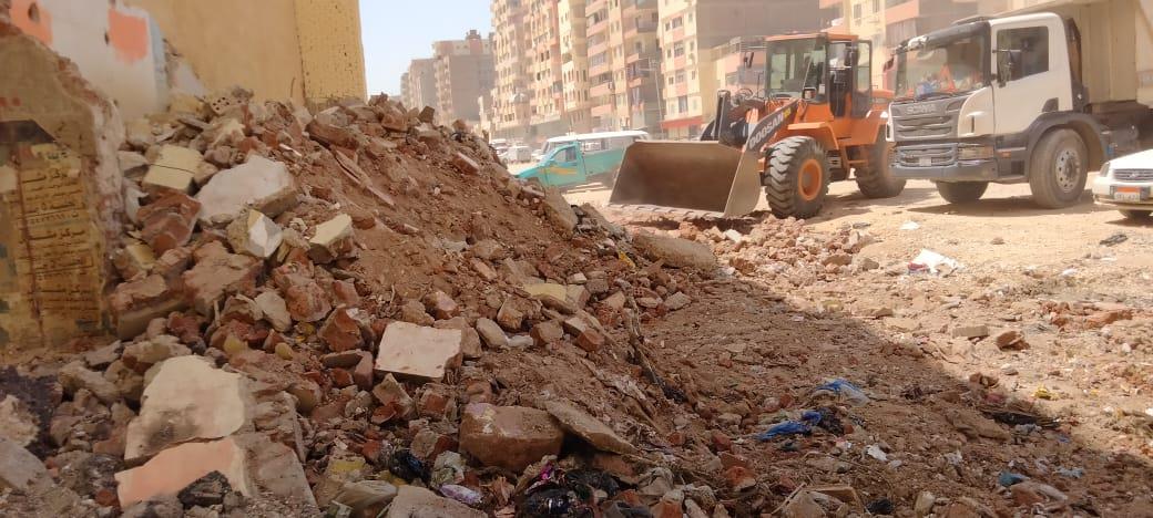 رفع مخلفات المريوطية وترسا في الطالبية بالجيزة