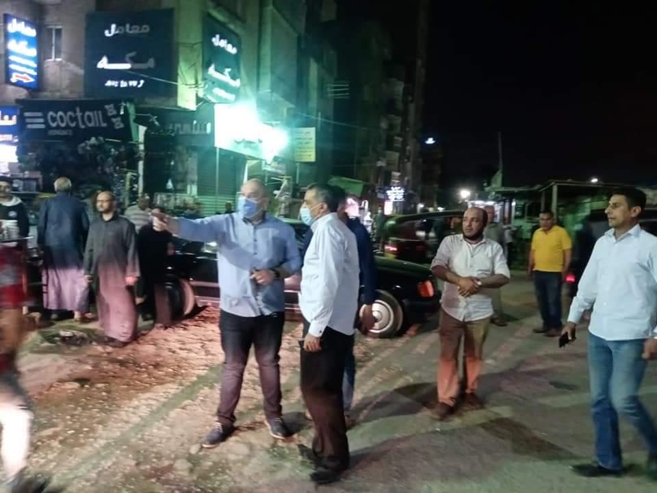 جولة ميدانية ليلية لنائب محافظ الجيزة بالحوامدية