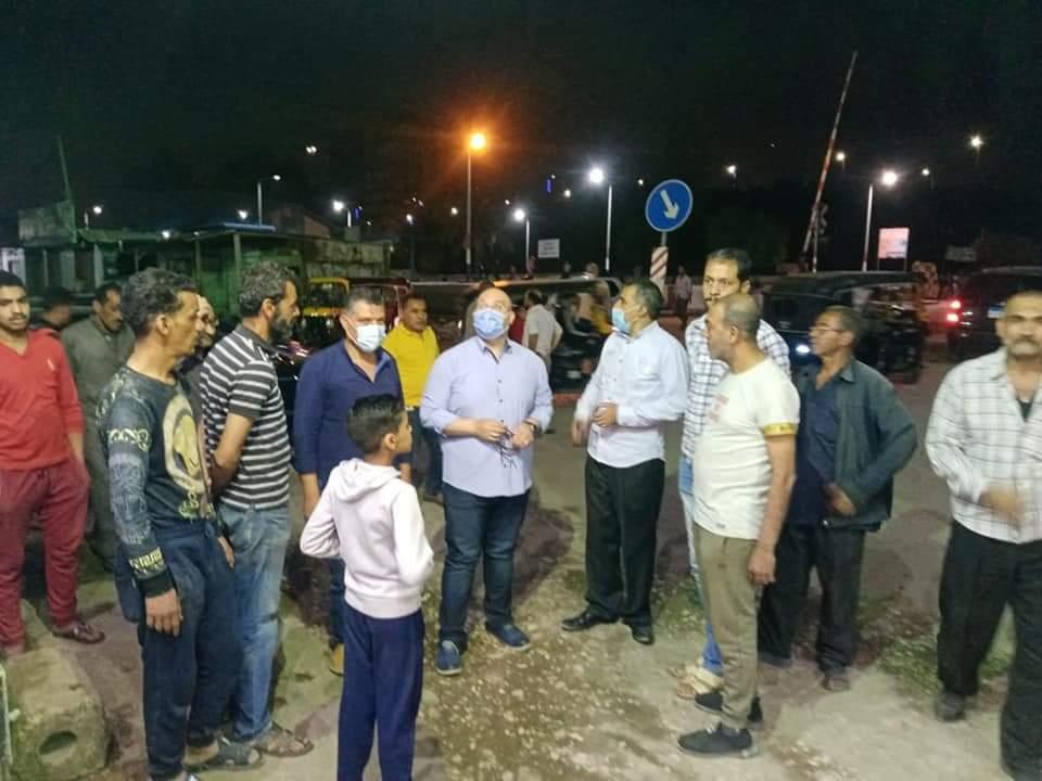 جولة ميدانية ليلية لنائب محافظ الجيزة بالحوامدية
