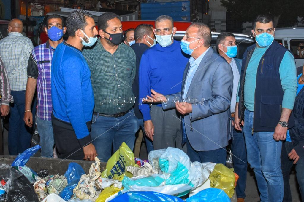 جولة مفاجئة قبل السحور لمحافظ الإسكندرية بالعجمي لتطبيق الإجراءات الاحترازية  