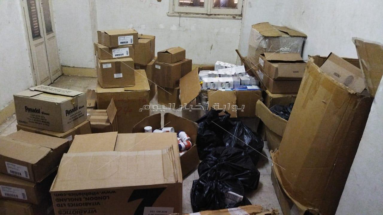 مخزن أدوية بداخلة 13 مليون قرص مهربا جمركيا بمدينة نصر 