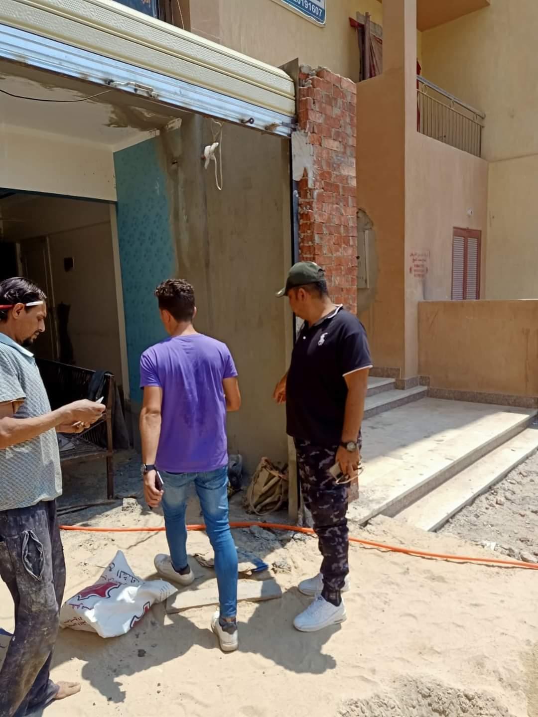 حملة موسعة لرفع الاشغالات والحفاظ على المظهر الحضاري بحدائق أكتوبر