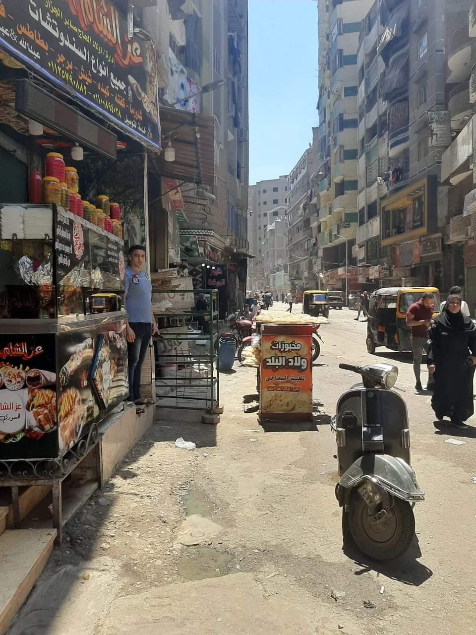 حملة إشغالات على شوارع الطابق والاتحاد و6 أكتوبر ببولاق الدكرور