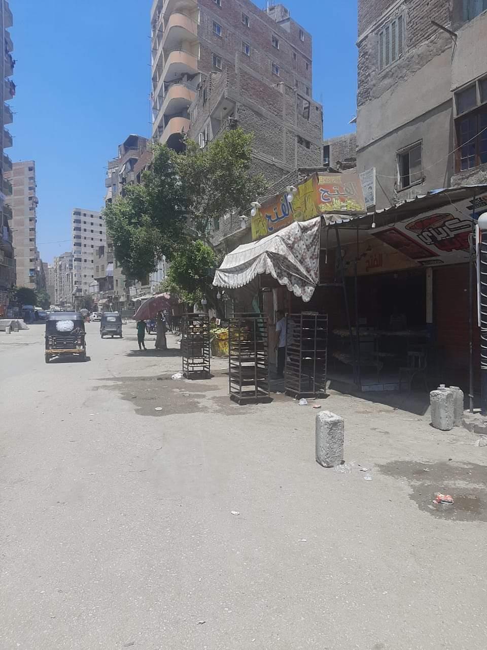 حملة إشغالات على شوارع الطابق والاتحاد و6 أكتوبر ببولاق الدكرور