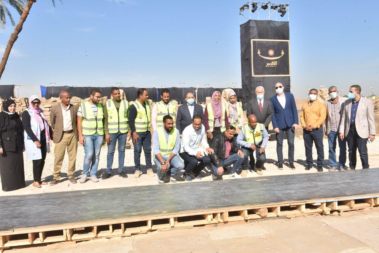 وزير التنمية المحلية يتابع  الاستعدادات النهائية لأعمال مشروع تطوير محيط طريق الكباش بالأقصر