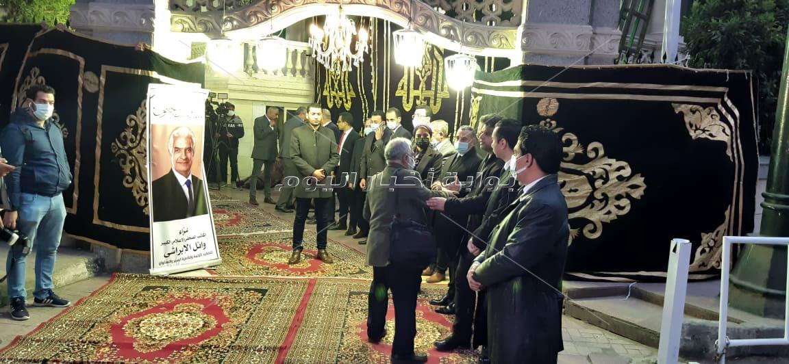 بدء عزاء الإعلامي وائل الإبراشي 