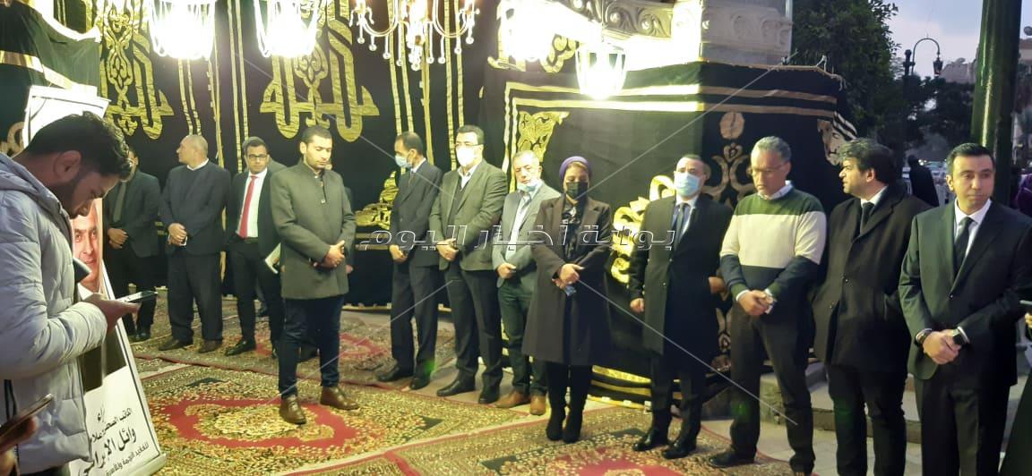 بدء عزاء الإعلامي وائل الإبراشي 
