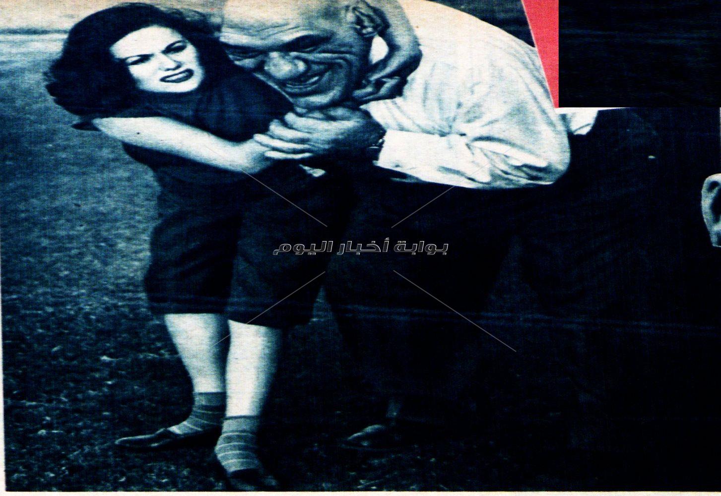 الجميلة والوحش.. قصة بطل المصارعة الفرنسي مع شقيقة ليلى مراد?