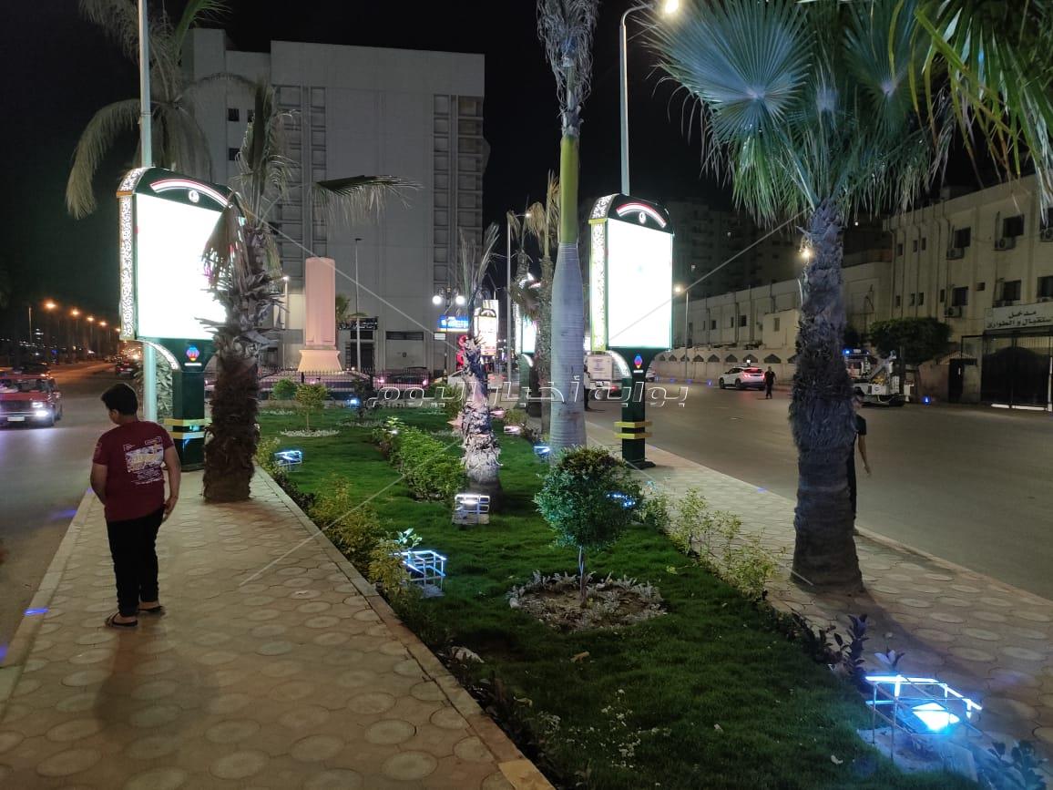 محافظ البحيرة يتابع أعمال التطوير ورصف حارة الخدمة بطريق زاوية غزال بدمنهور 