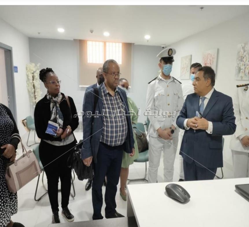 الداخلية تستقبل وفود من السودان وجنوب أفريقيا بمركز الإصلاح والتأهيل والخدمات الطبية