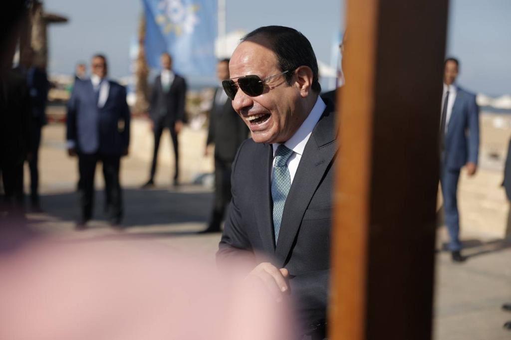 زيارة الرئيس لجامعة المنصورة