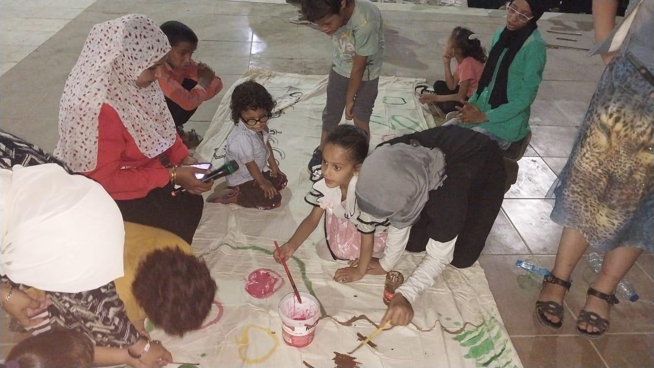 استاد قنا الرياضي يقيم مهرجان رسم .. لذوي القدرات الخاصة