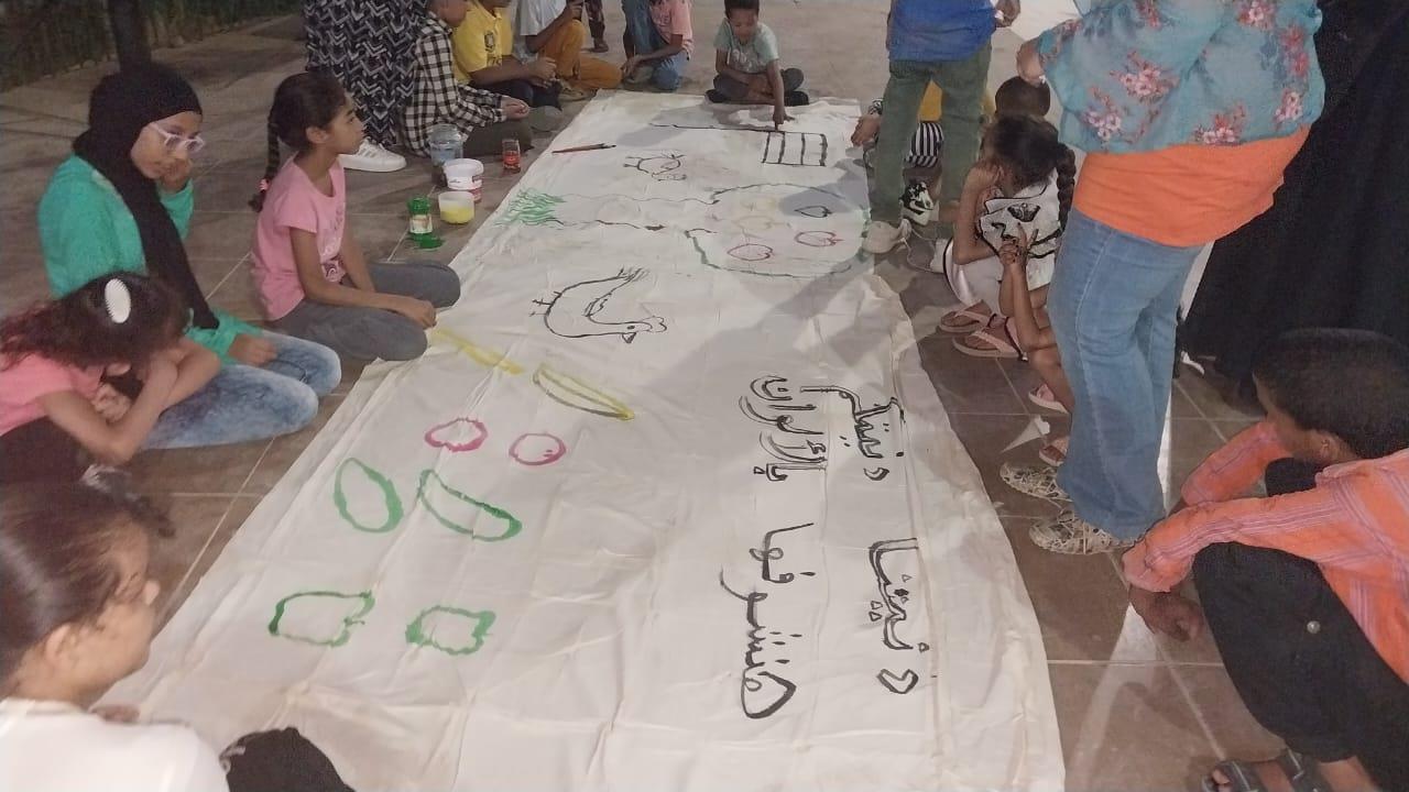 استاد قنا الرياضي يقيم مهرجان رسم .. لذوي القدرات الخاصة