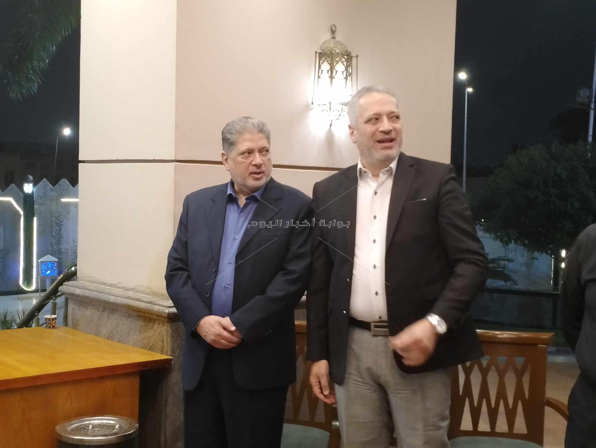 عزاء والدة تامر أمين