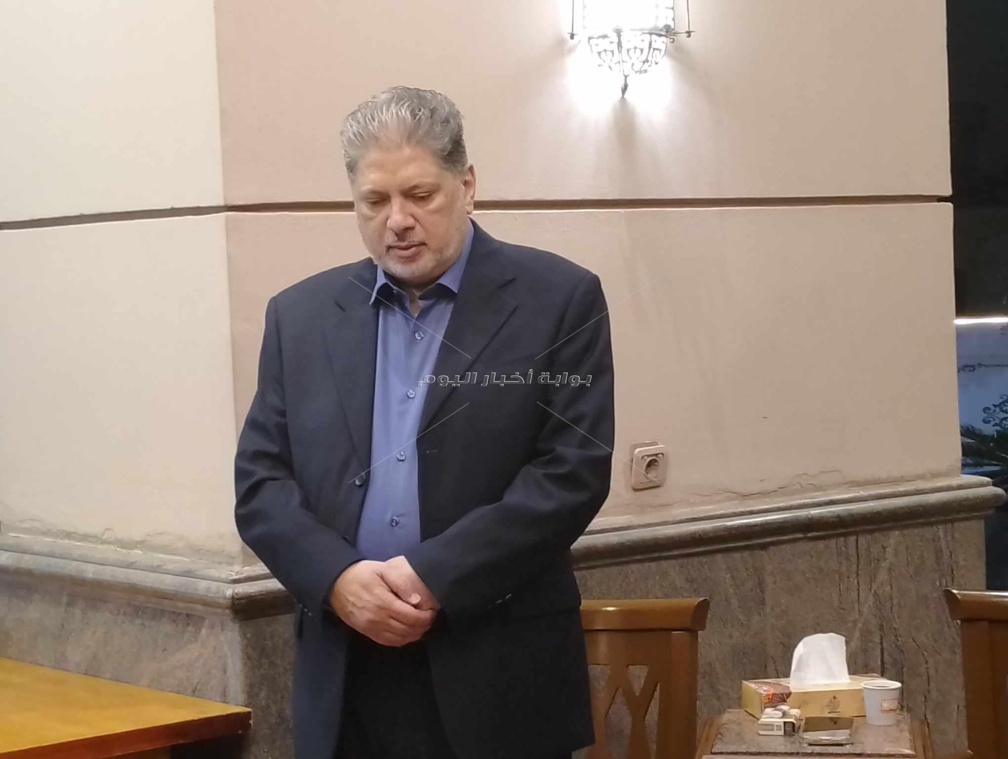 عزاء والدة تامر أمين