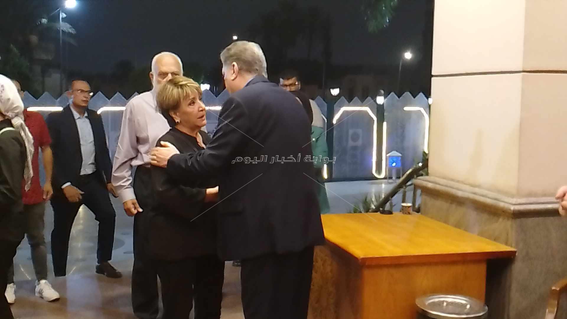 عزاء والدة تامر أمين