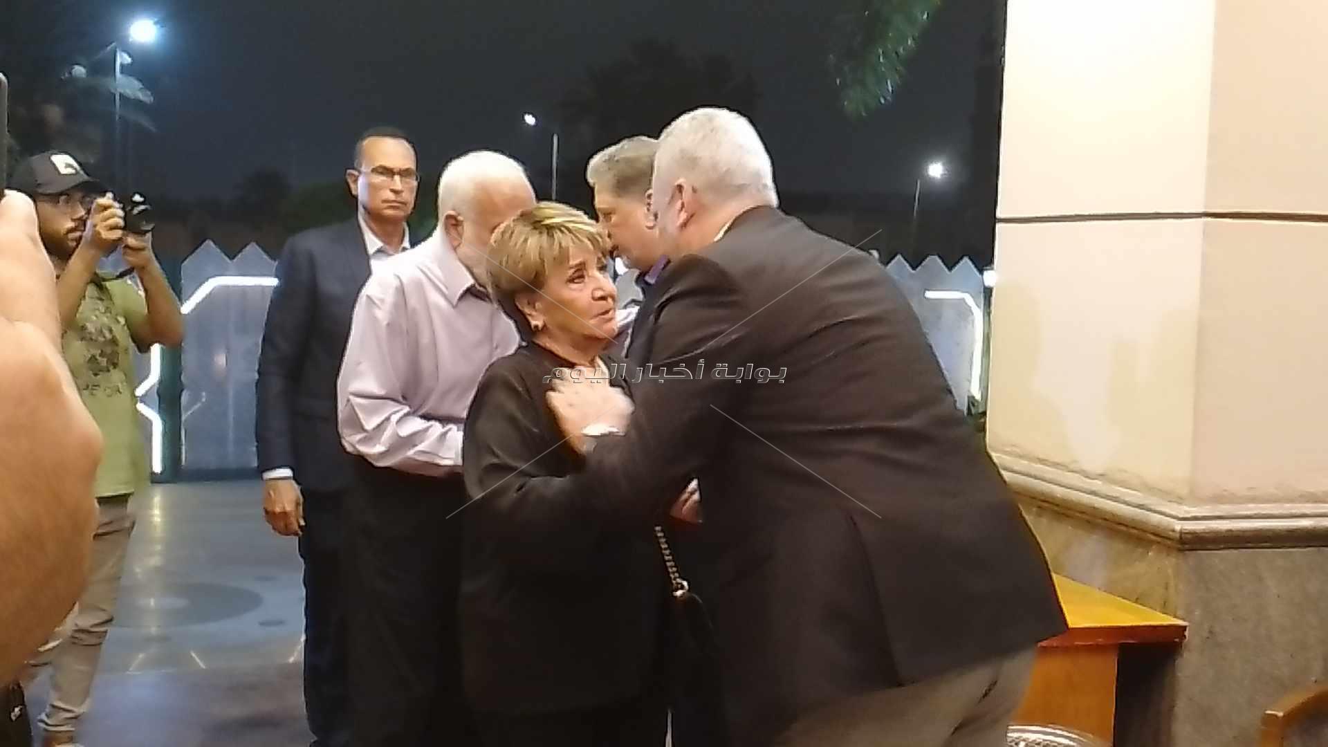 عزاء والدة تامر أمين